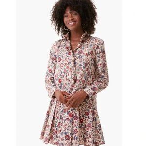 NWT! Tuckernuck Indigo Chintz Mini Tate Dress